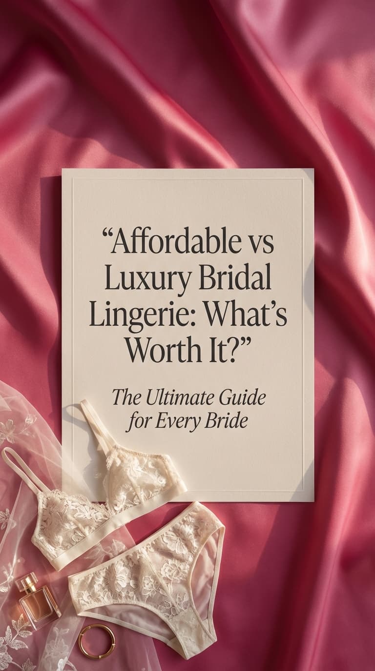 Affordable vs Luxury Bridal Lingerie: What’s Worth It?