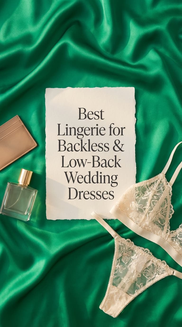Best Lingerie for Backless & Low-Back Wedding Dresses