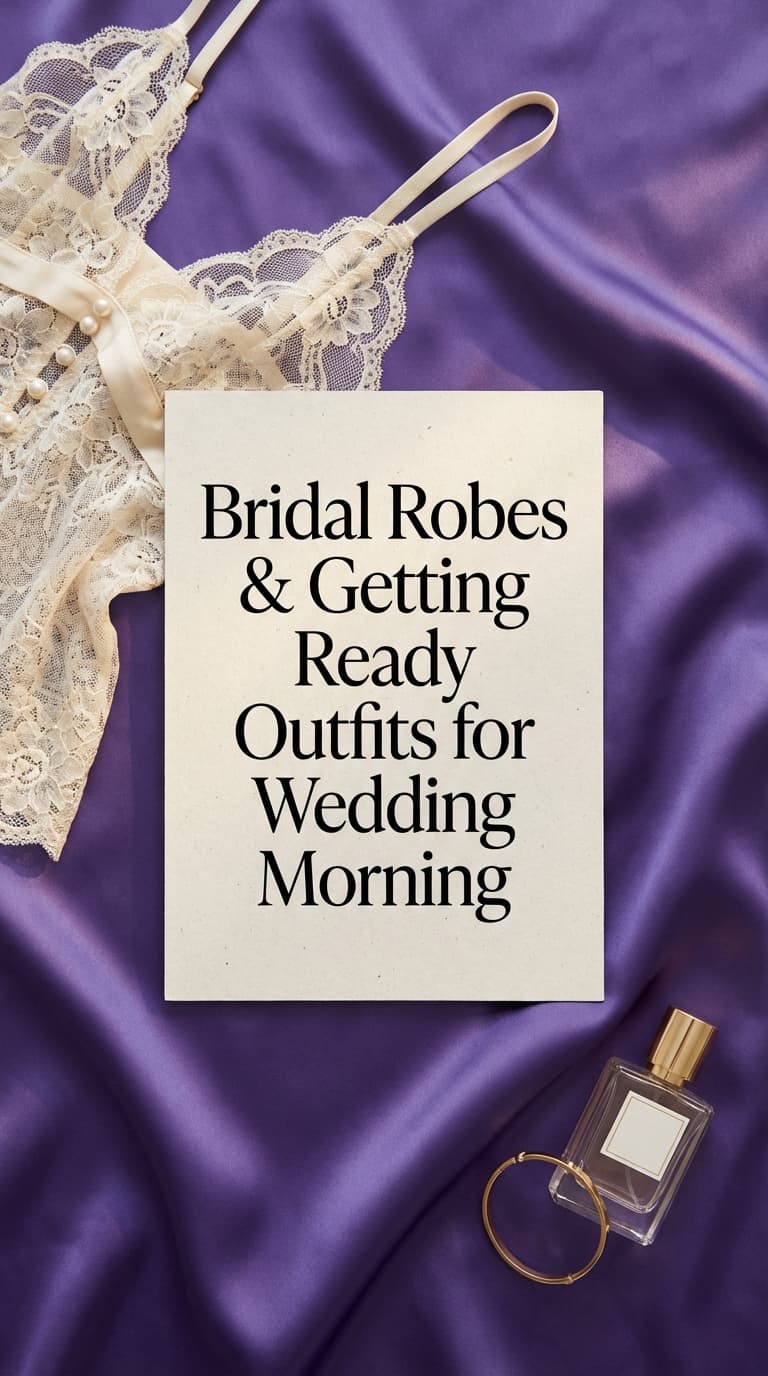 Bridal Robes & Getting Ready Outfits for Wedding Morning