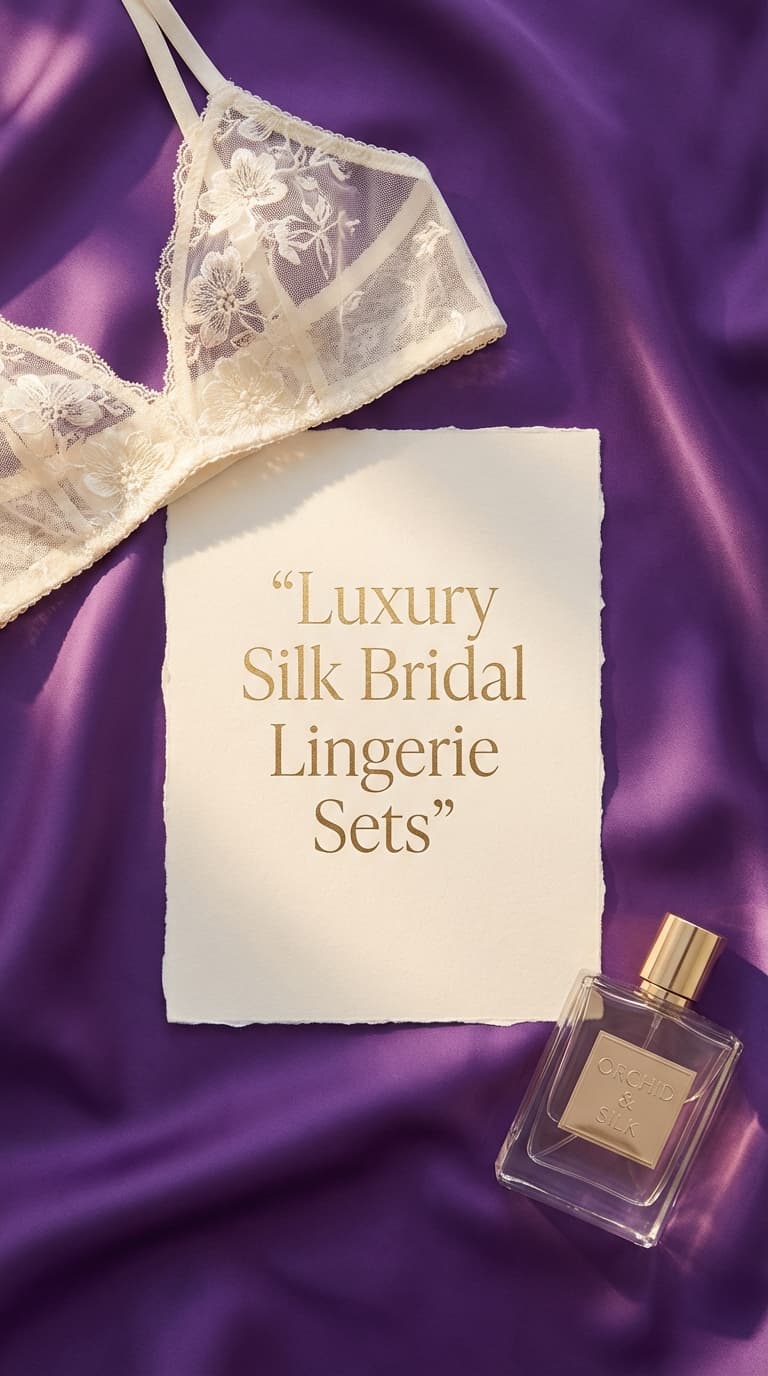 Luxury Silk Bridal Lingerie Sets