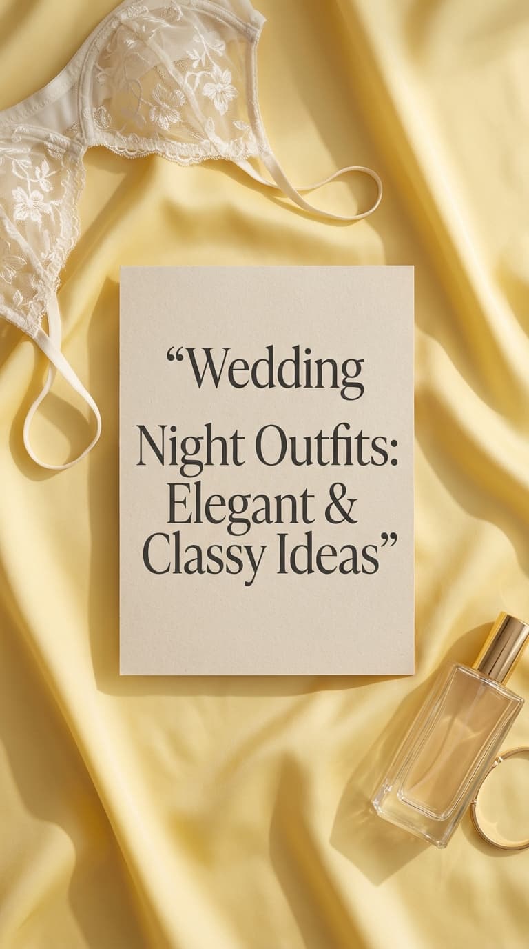 Wedding Night Outfits: Elegant & Classy Ideas