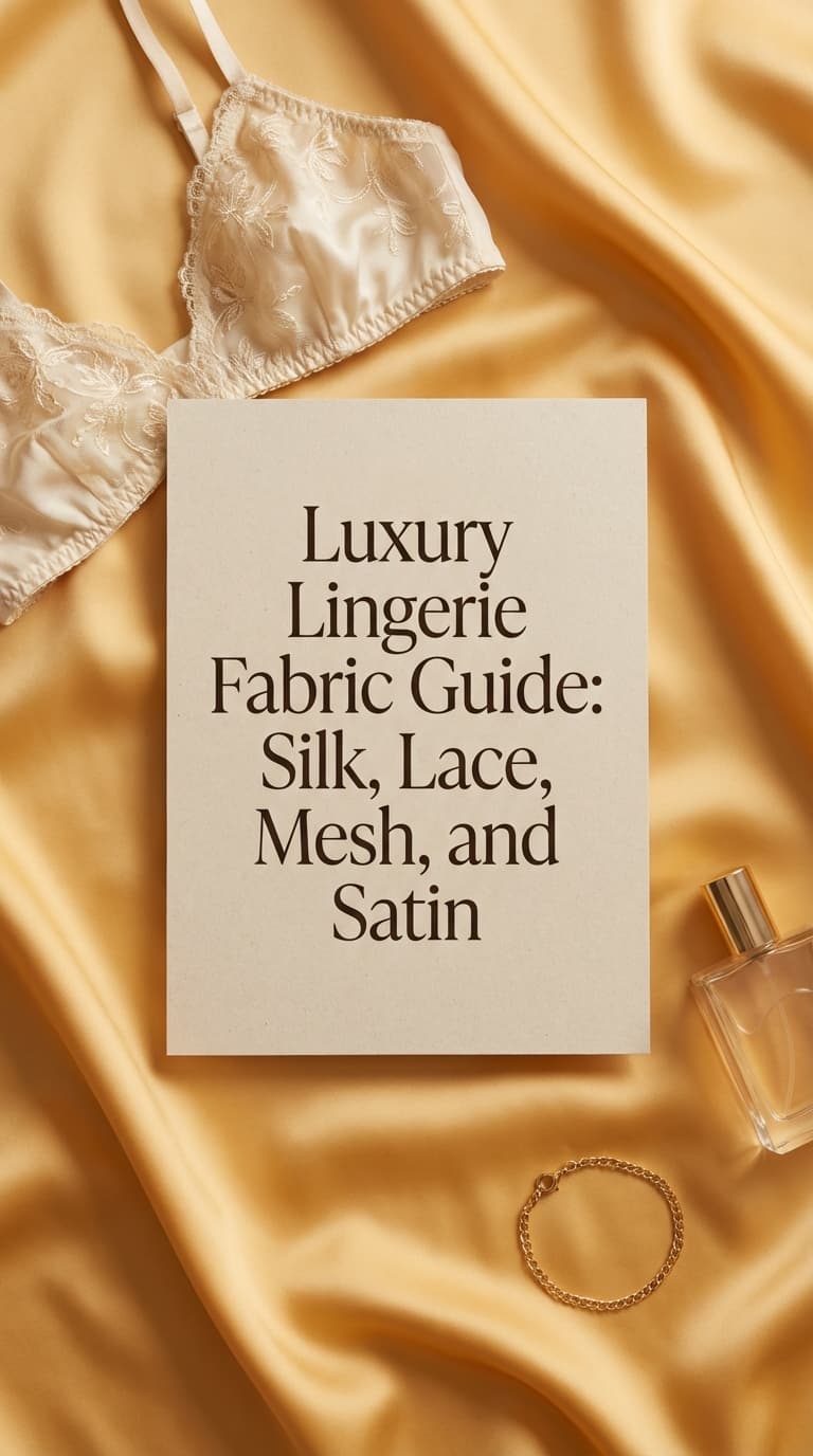Luxury Lingerie Fabric Guide: Silk, Lace, Mesh, and Satin