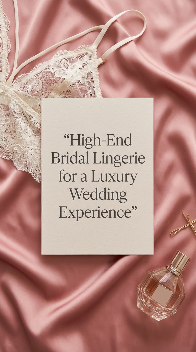 High-End Bridal Lingerie for a Luxury Wedding Experience