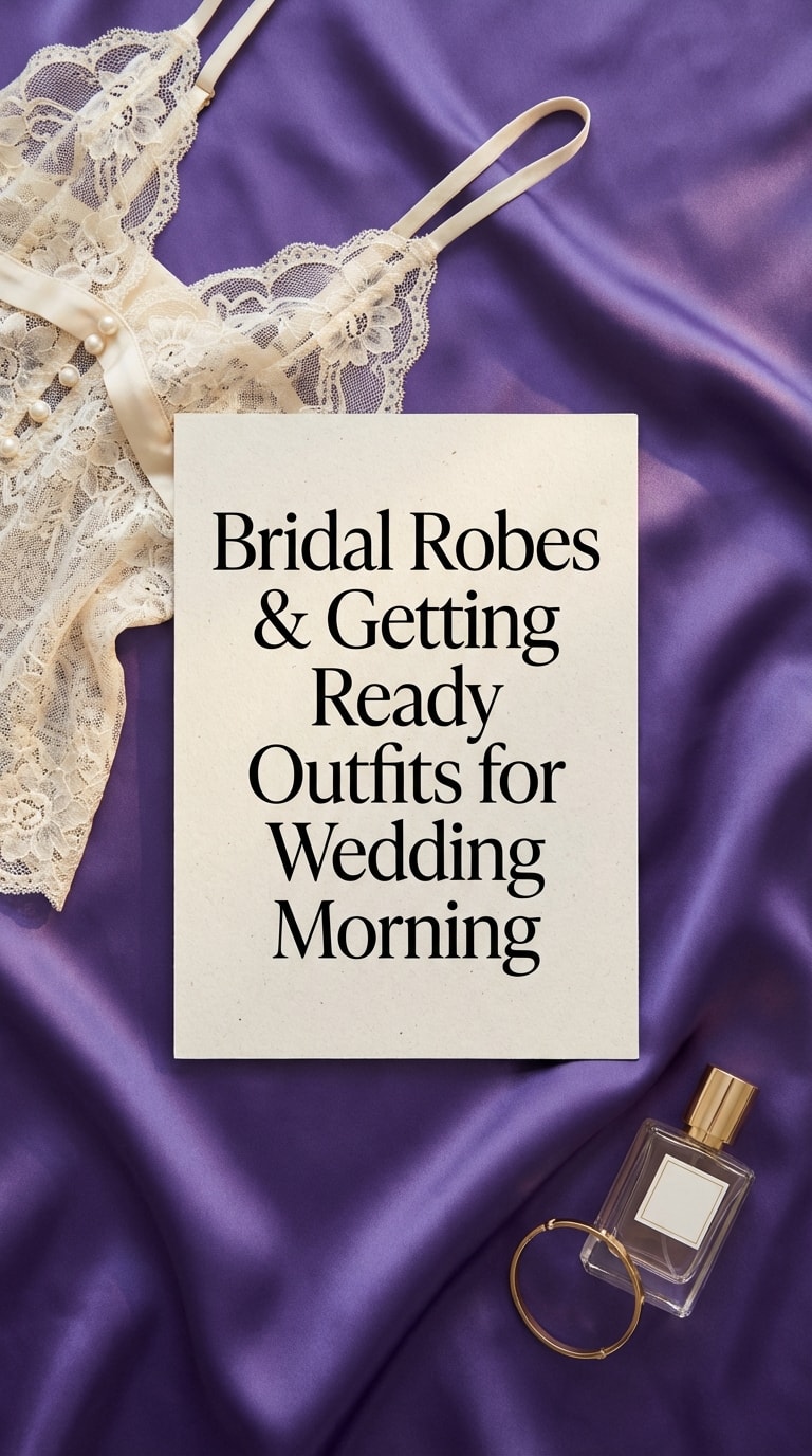 Bridal Robes & Getting Ready Outfits for Wedding Morning