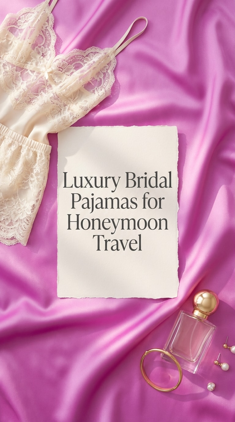 Luxury Bridal Pajamas for Honeymoon Travel