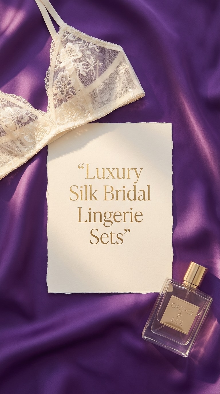 Luxury Silk Bridal Lingerie Sets