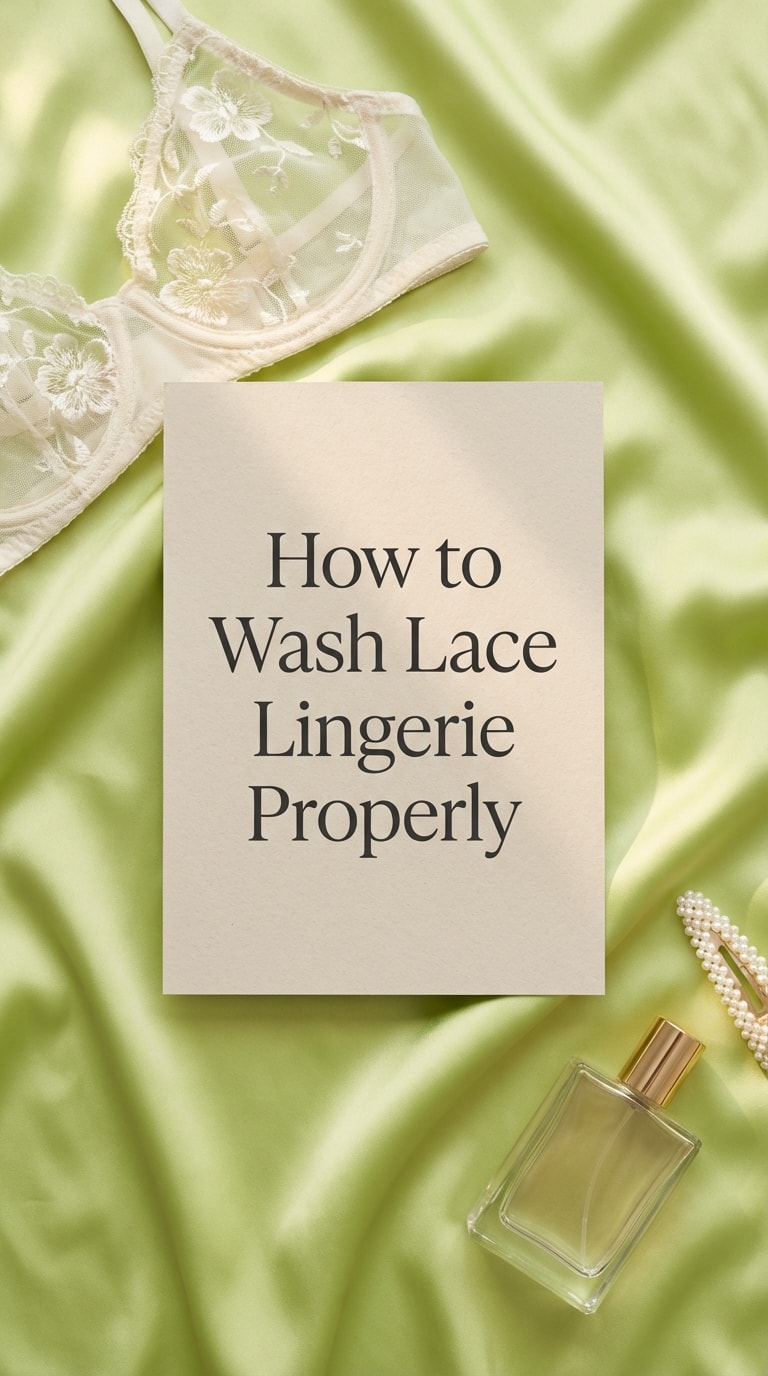 How to Wash Lace Lingerie Properly