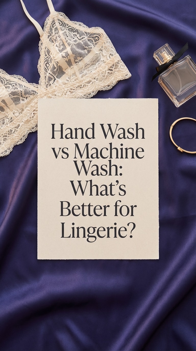 Hand Wash vs Machine Wash: What’s Better for Lingerie?