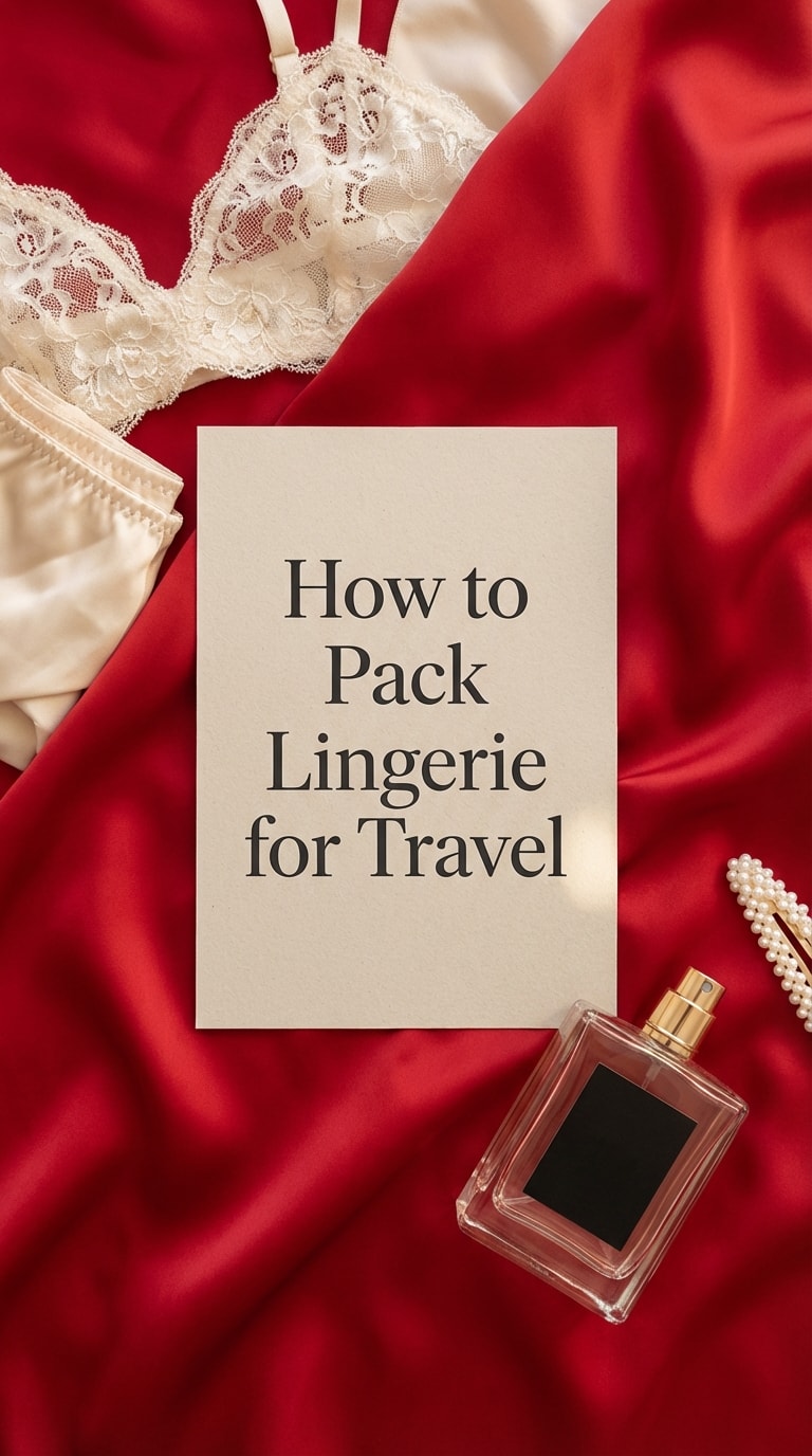 How to Pack Lingerie for Travel