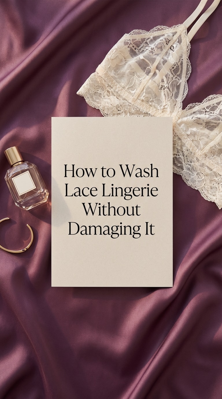 How to Wash Lace Lingerie Without Damaging It